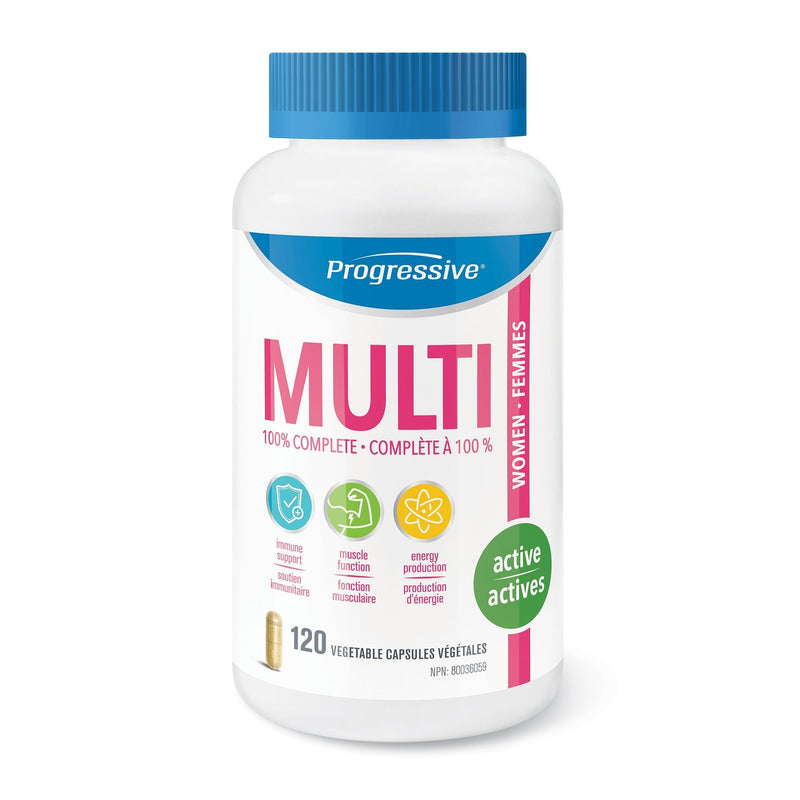 Progressive MultiVitamin For Active Women 120 Capsules